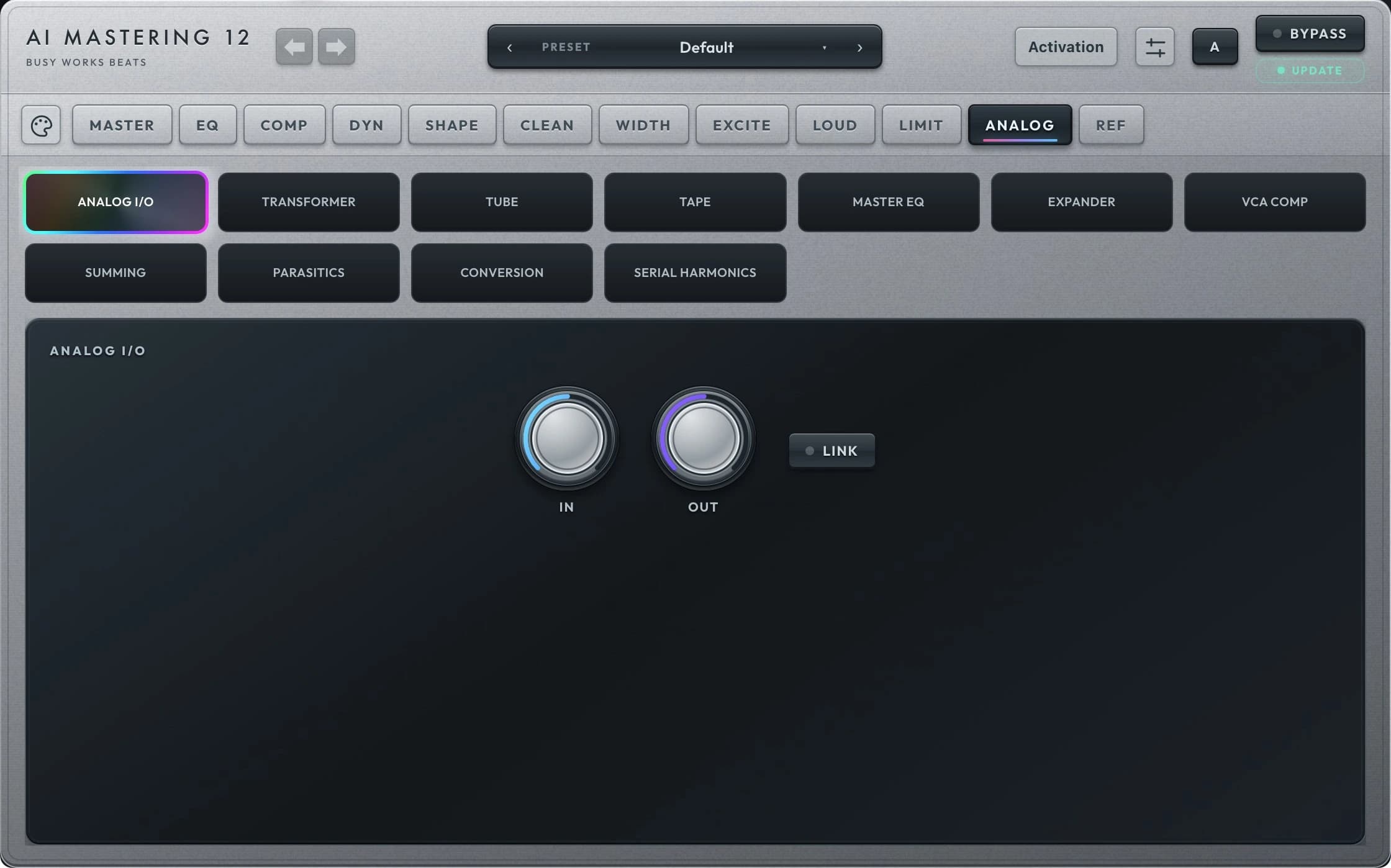 AI Mastering 12 ANALOG module interface