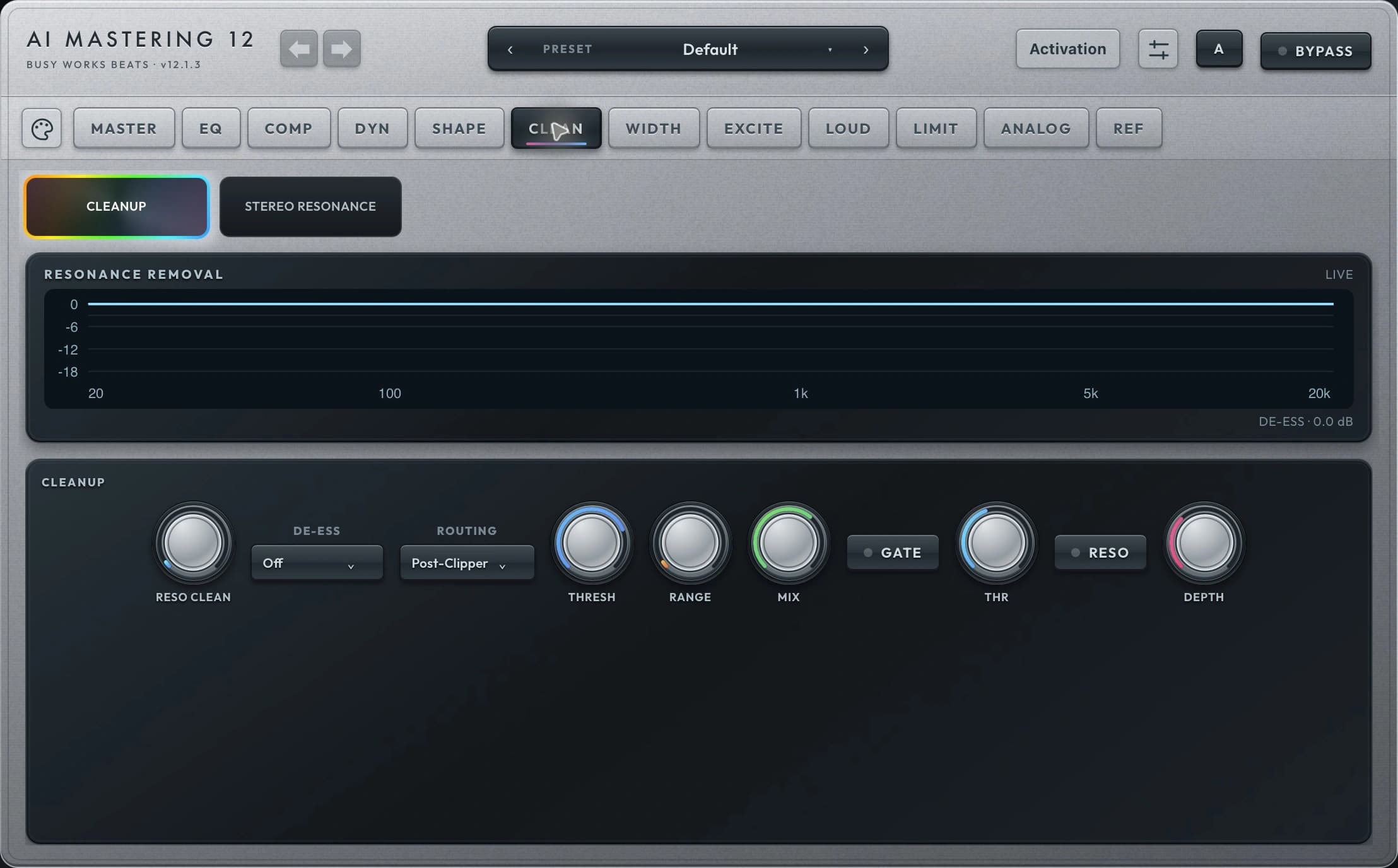 AI Mastering 12: Clean up before you turn up.