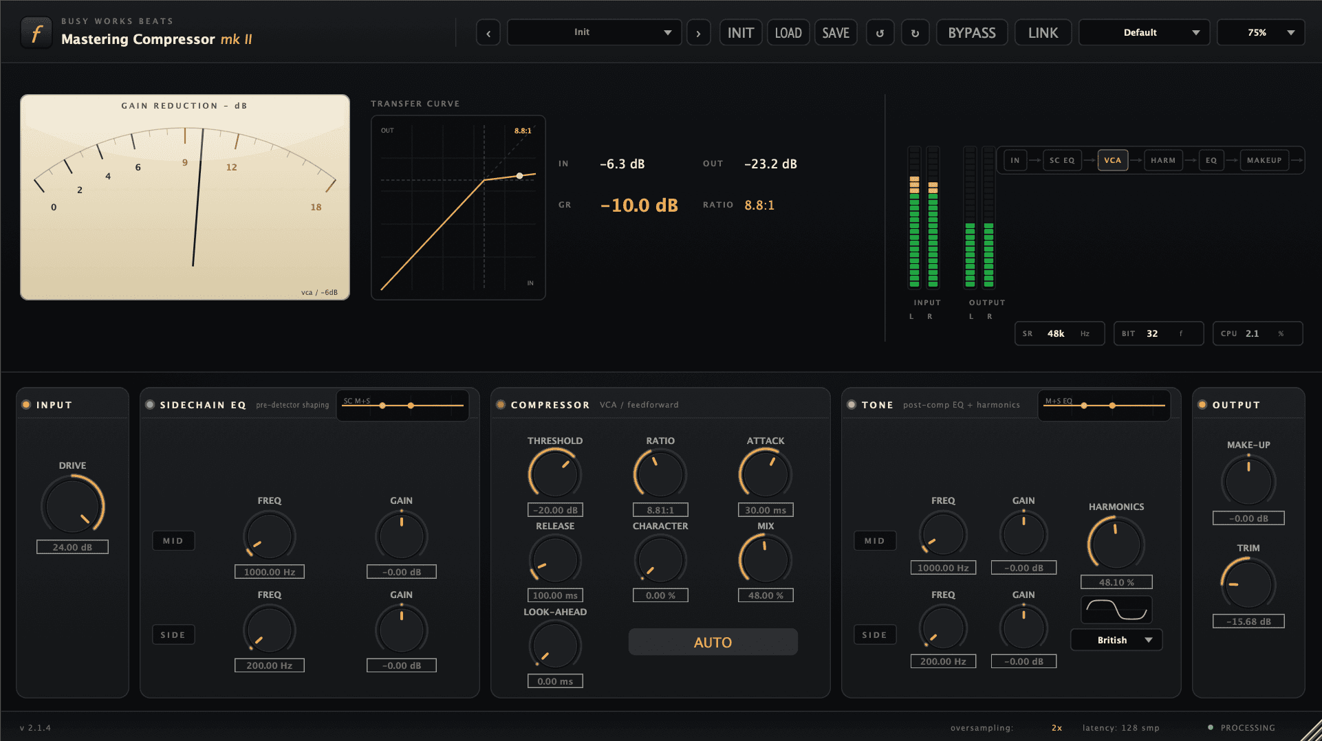 Busy Works Beats Mastering Compressor