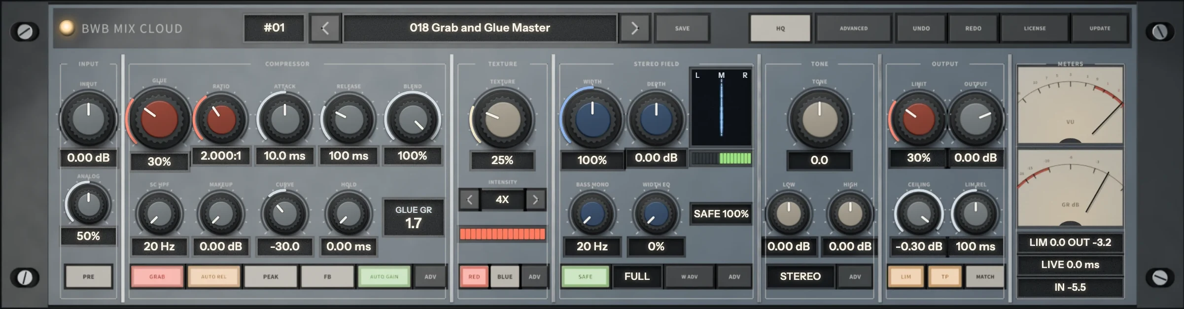 MIX CLOUD product interface